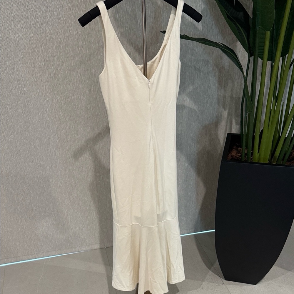 Amanda Uprichard Parker Cocktail Dress Ivory Small - Picture 10 of 11